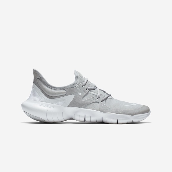 Nike Free RN 5.0 Wolf Grey White Men's Shoes - Picture 4 of 6